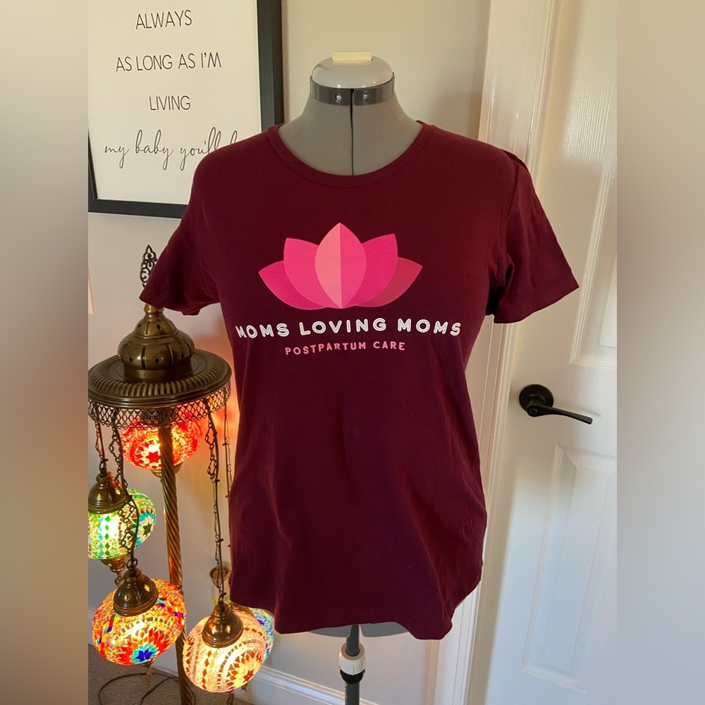 Next Level Apparel - Swanson Company - “Moms supporting Moms” Burgundy Tee